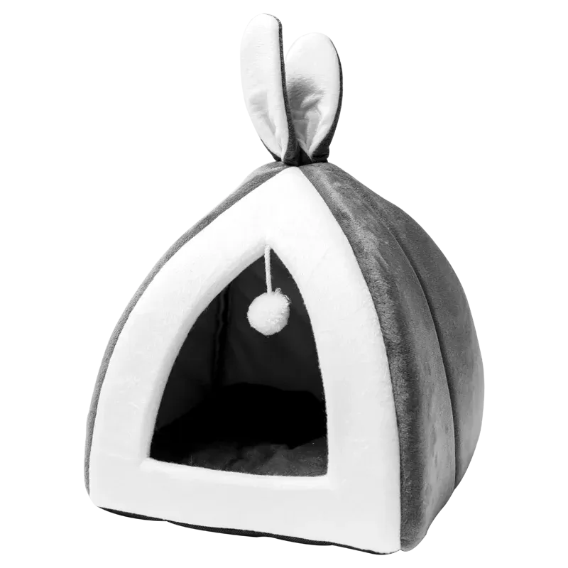 Pet Cat House Bed Indoor Kitten mat Warm Small for cats Dogs Nest Collapsible Cat Cave Cute Sleeping Mats Winter Products eprolo