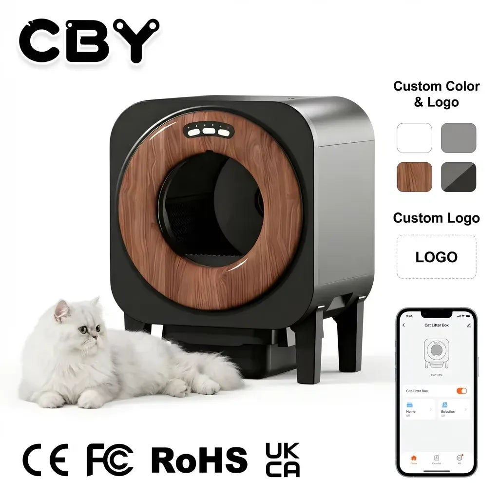 75L Automatic Self‑Cleaning Smart Cat Litter Box Needora