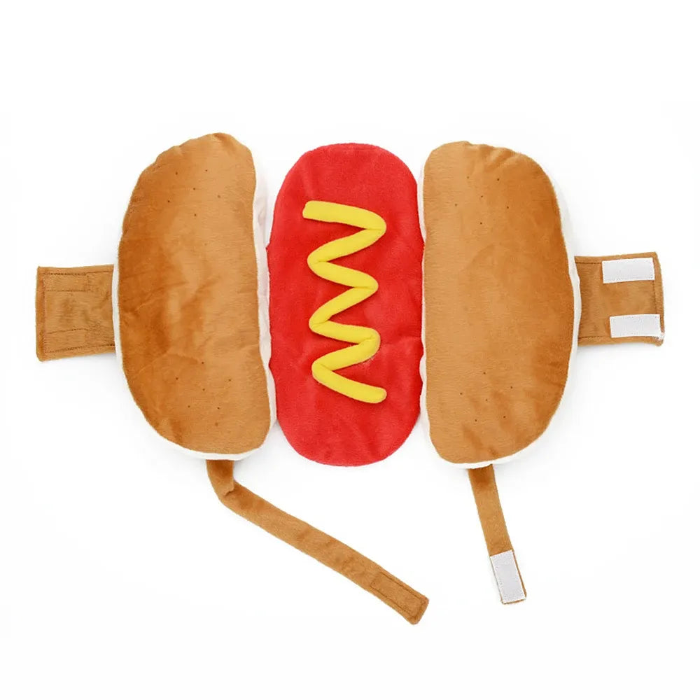 Keep Warm Funny Dog Clothes Creative Sausage Dog Costume Practical Hot Dog Clothes Halloween Christmas Party Pet Products eprolo