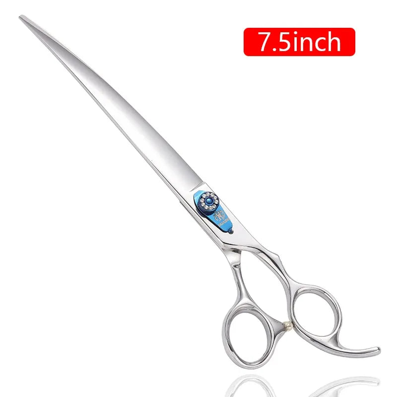 HUASIS HU27 Classic Style 6.5" 7" 7.5" 8" Curved Dog Grooming