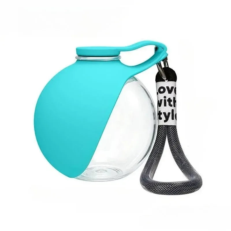 Portable Dog Water Bottle – Outdoor PETG Travel Drink Dispenser with Built‑In Bowl Needora