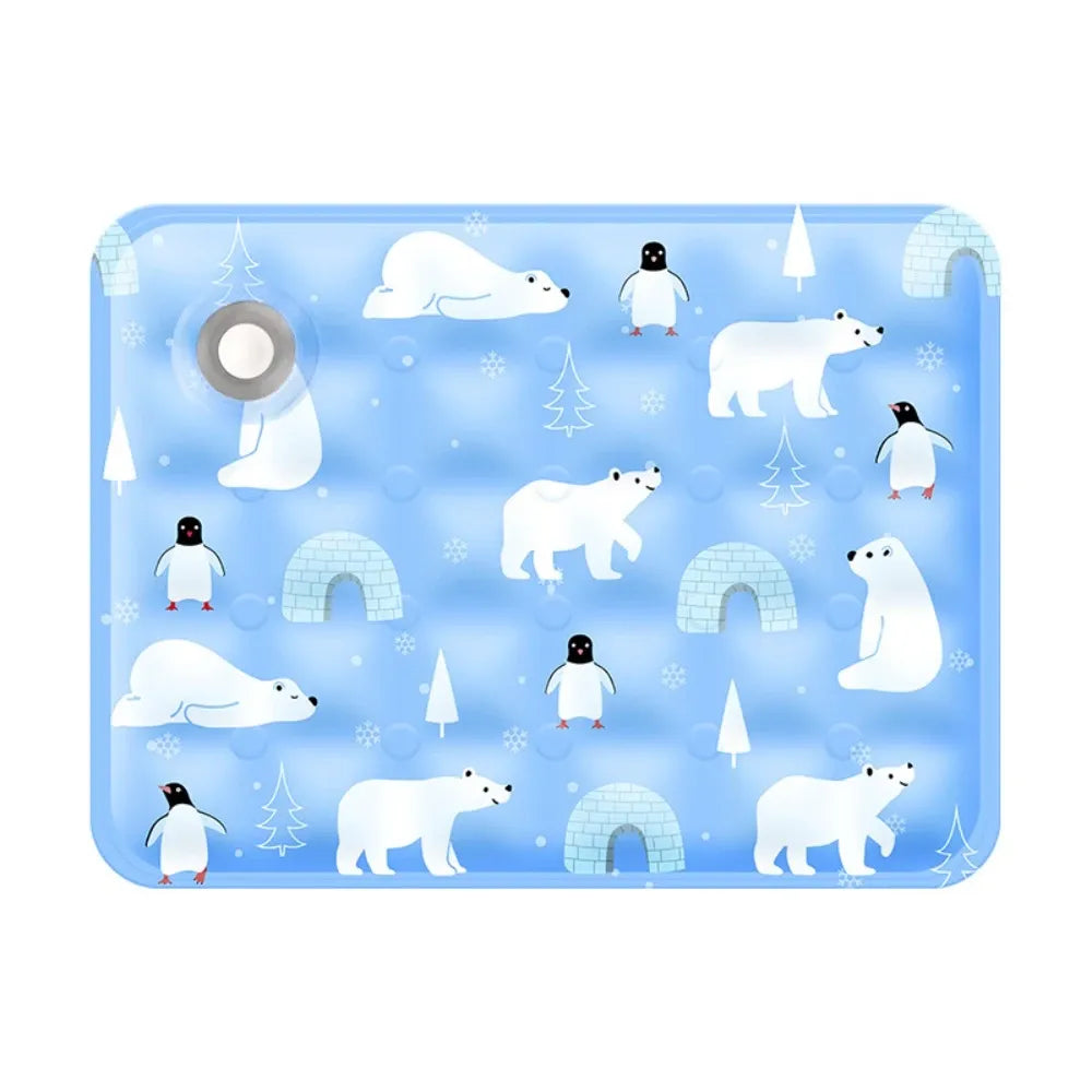 Cool Pet Cooling Mat Self Added Water Portable Dog Cat Sleeping Pad Moisture-proof Ice Gel Dog Cold Bed Mat For Small Big Dogs Needora
