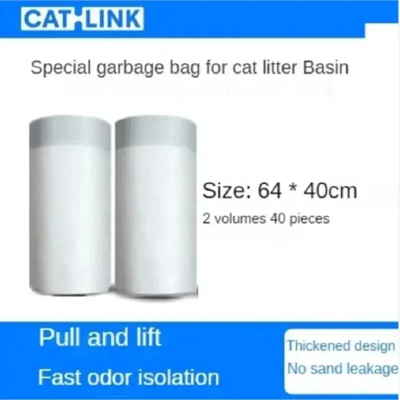 CATLINK Automatic Litter Box Replacement Waste Bags – Poop Liners