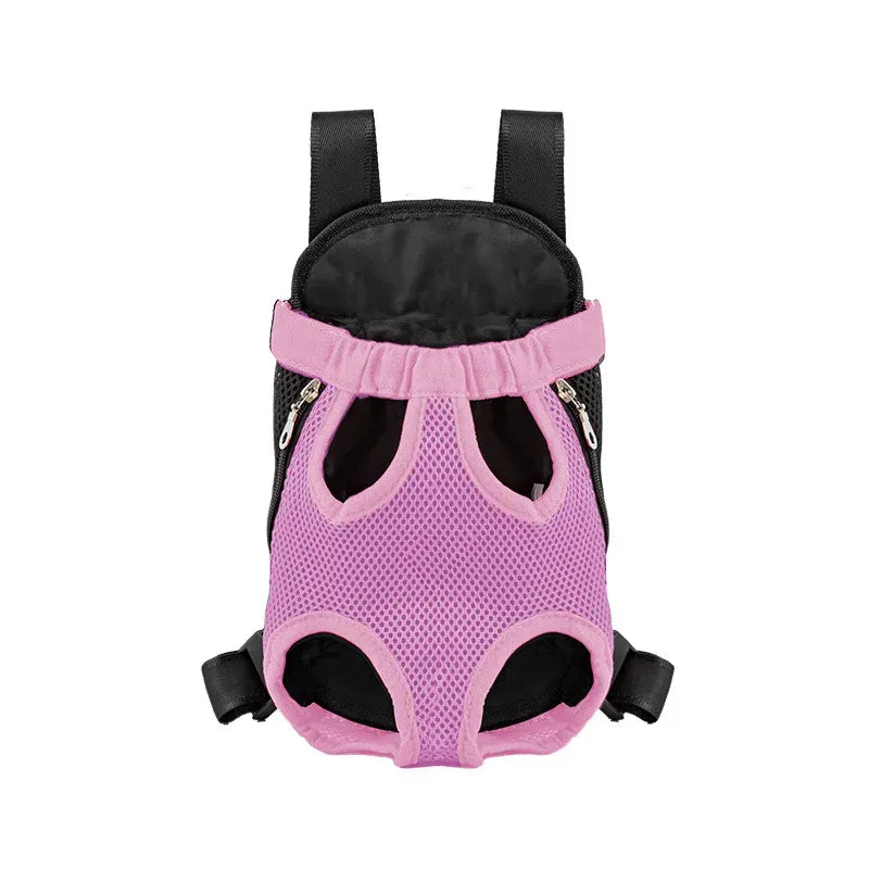 Pet Carrier Backpack for Small Pets - Breathable Double Shoulder Mesh Travel Bag Needora