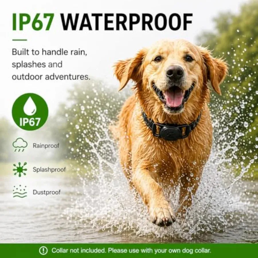 Pet Tracker, GPS Collar for Dogs Android Only Smart tag, Waterproof Compatible with Google Find Hub, No Monthly Fee, Advanced T Needora