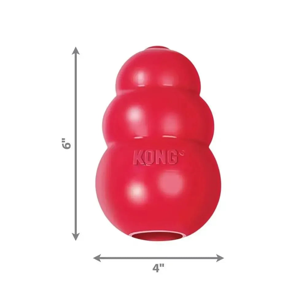 New Classic Kong Dog Stuffable Erratic Bounce Kong Puppy Durable Rubber Chew Needora