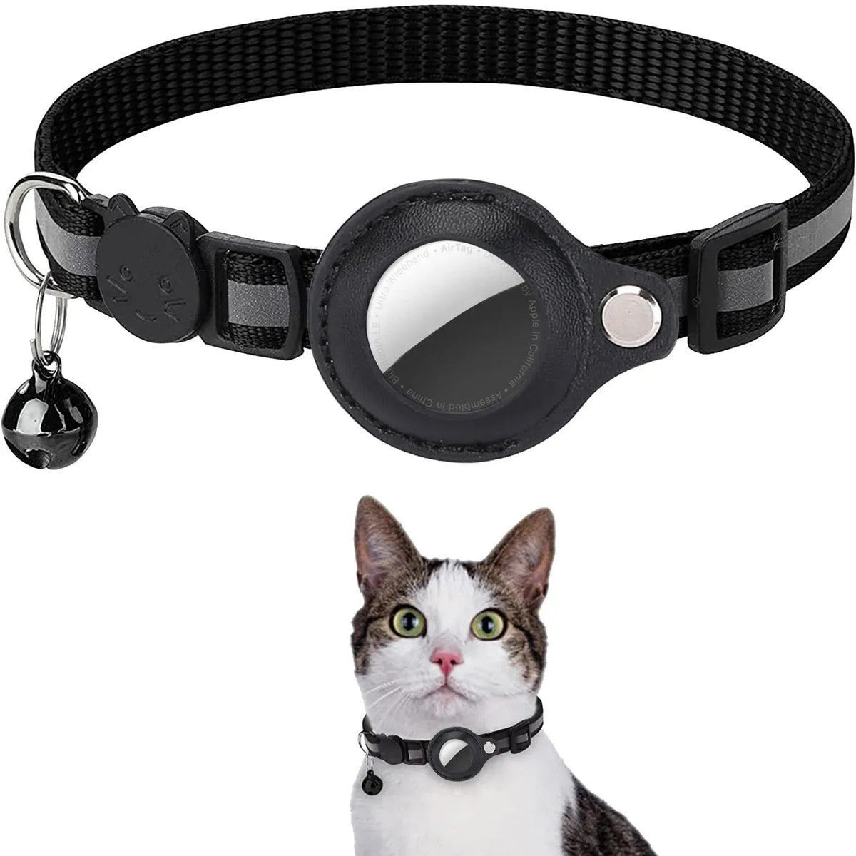 Cat AirTag Collar with Breakaway Design for Ultimate Pet Safety Needora