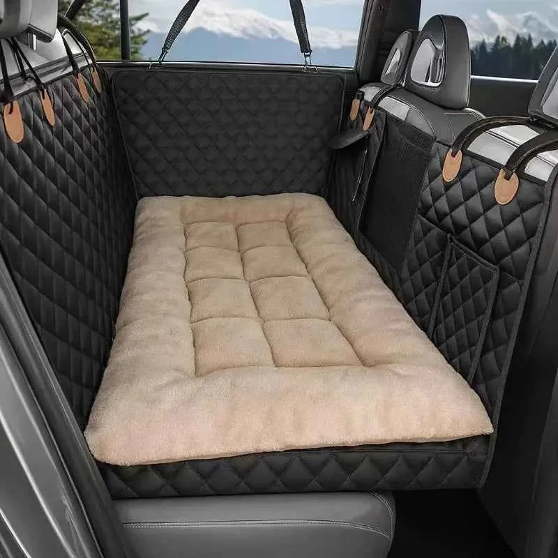 Winter Dog Car Seat Mat with Thick Non‑Slip Bottom for SUVs, Sedans & Trucks