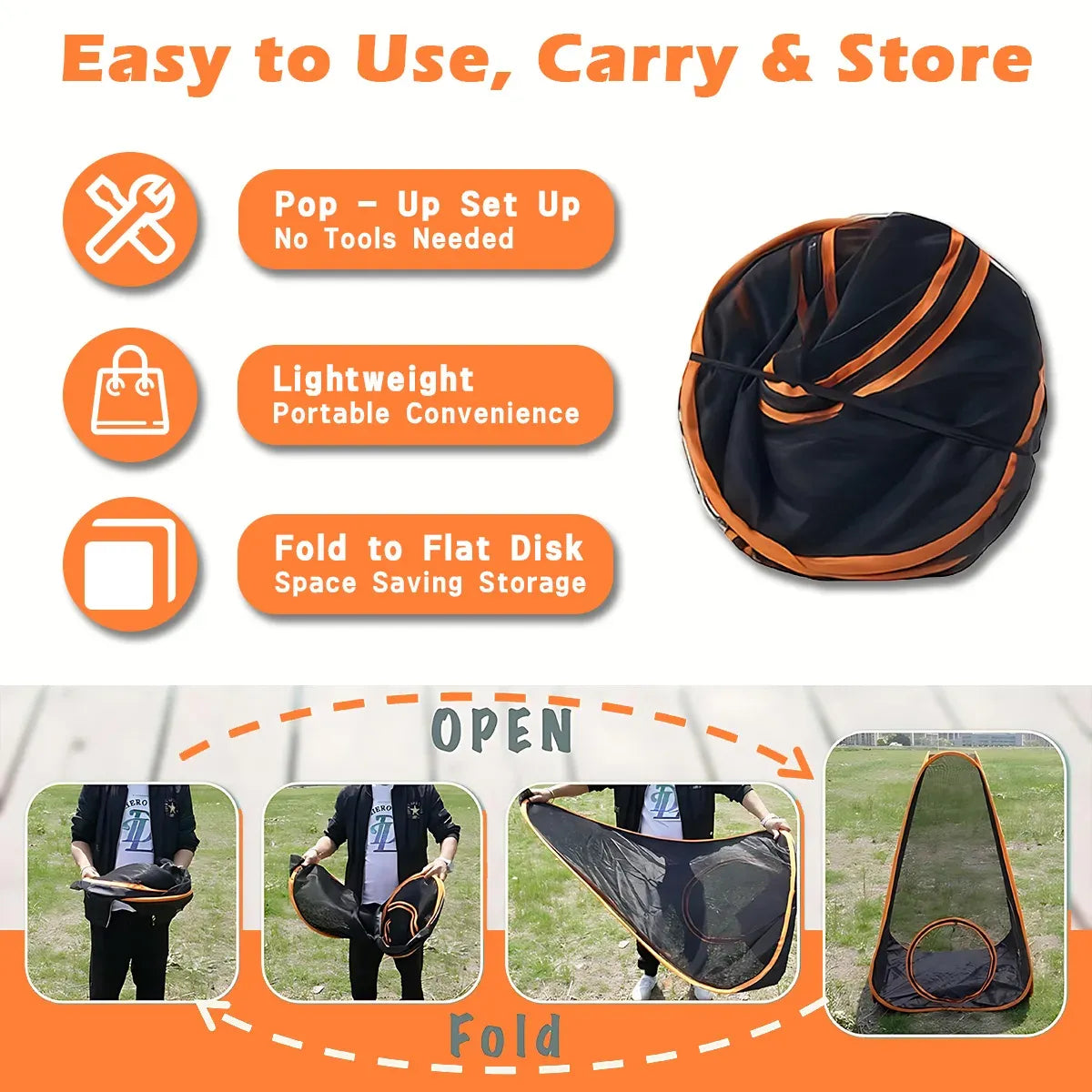 Portable Cat Tunnel Mesh Playhouse, featuring multiple cages and tunnels Includes storage bag, suitable for small animals Needora