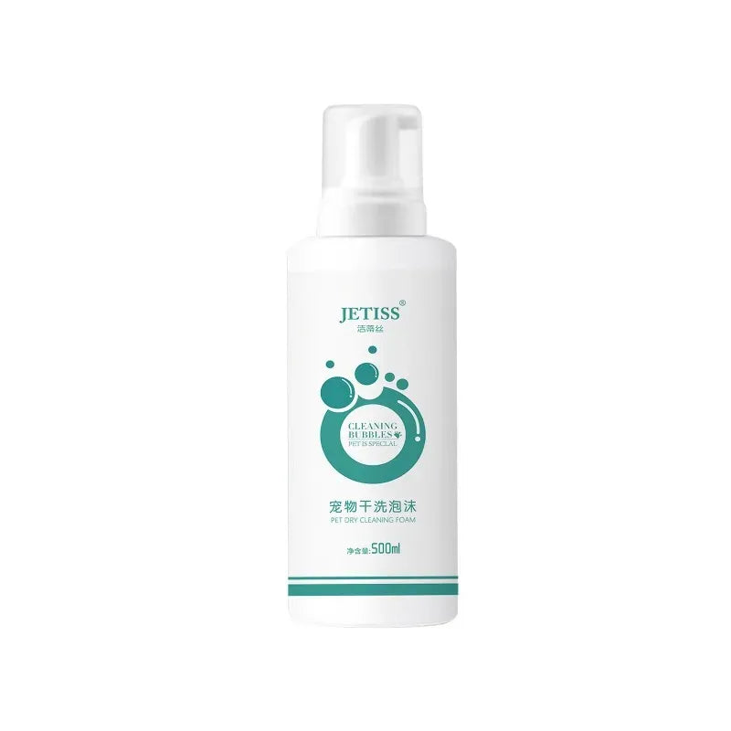 Pet Dry Cleaning Foam Cat Dog Bathing Shower Gel Refreshing Non Sticky Kitten Puppy Leave in Deodorising Shampoo Pet Supplies Needora