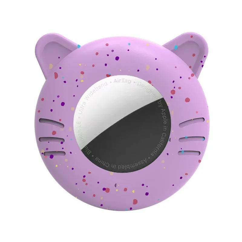 Airtag Cat Collar Holder, Small Air tag Cat Collar Holder Silicone Case Cover for Cat Dog Pet Collar Harness Loop Needora