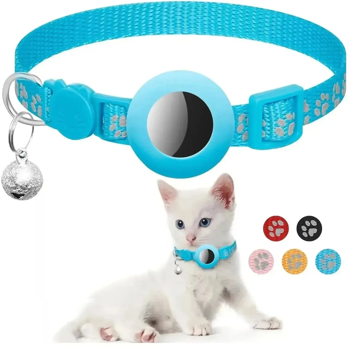 Reflective Cat Collar with Airtag Holder: Keep Your Feline Safe and Stylish Needora