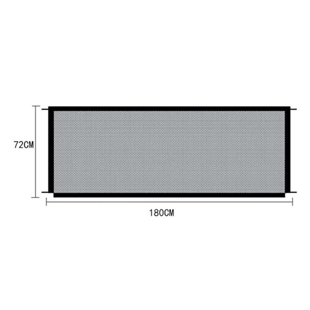 Foldable Mesh Dog Gate – Portable Barrier for Stairs & Doorways