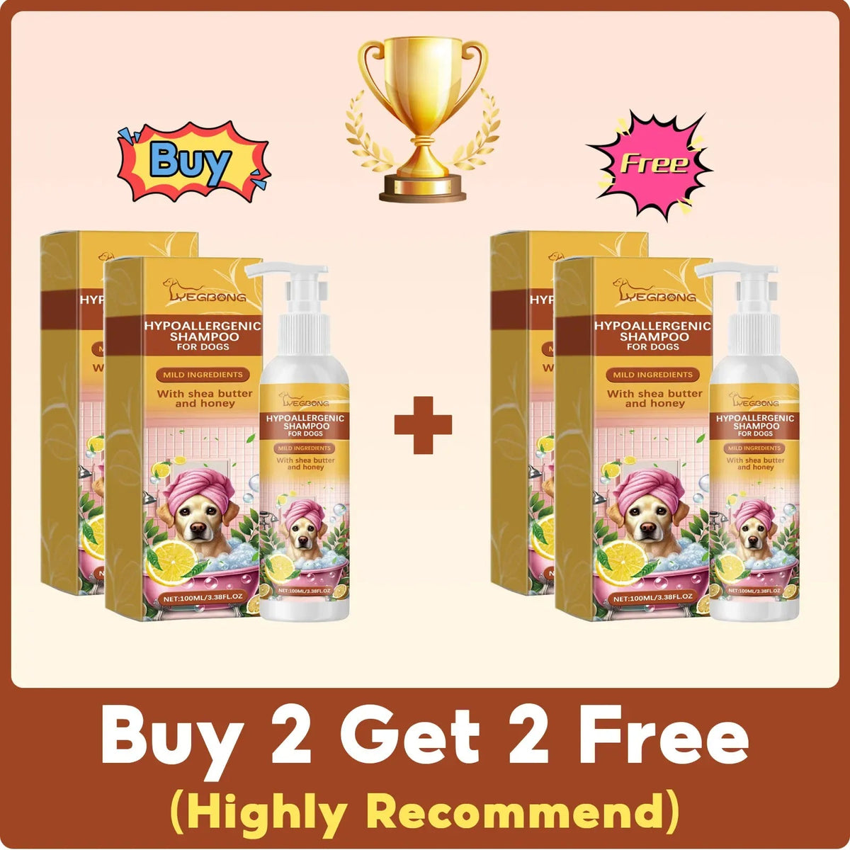 Fragrance pet shampoo hair softening itchy skin 100ml – alternate angle view
