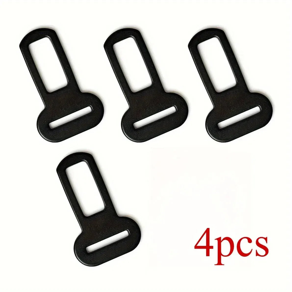 2/4 Pet Seat Belt Adapters - Car Metal Clips for Pet Leashes, Compatible with Truck & Car Seats Needora