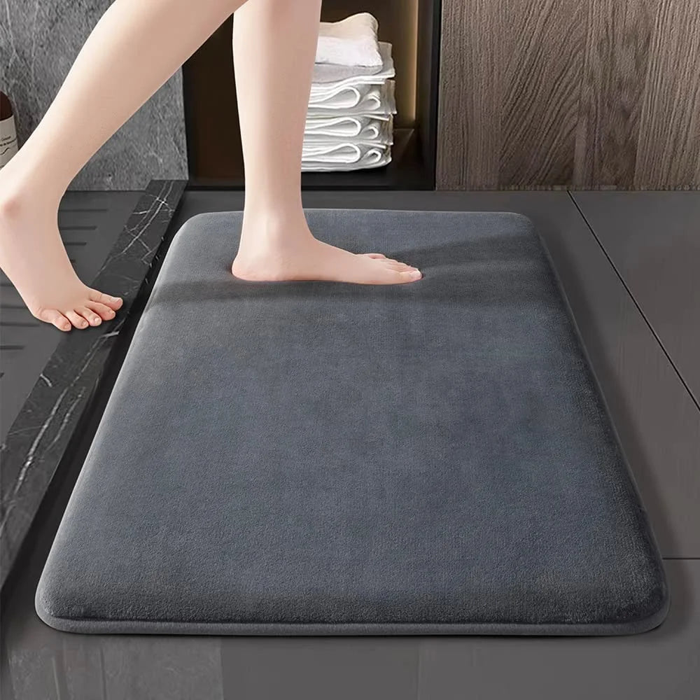Super Absorbent Non-Slip Floor Mat for Bathroom & Home