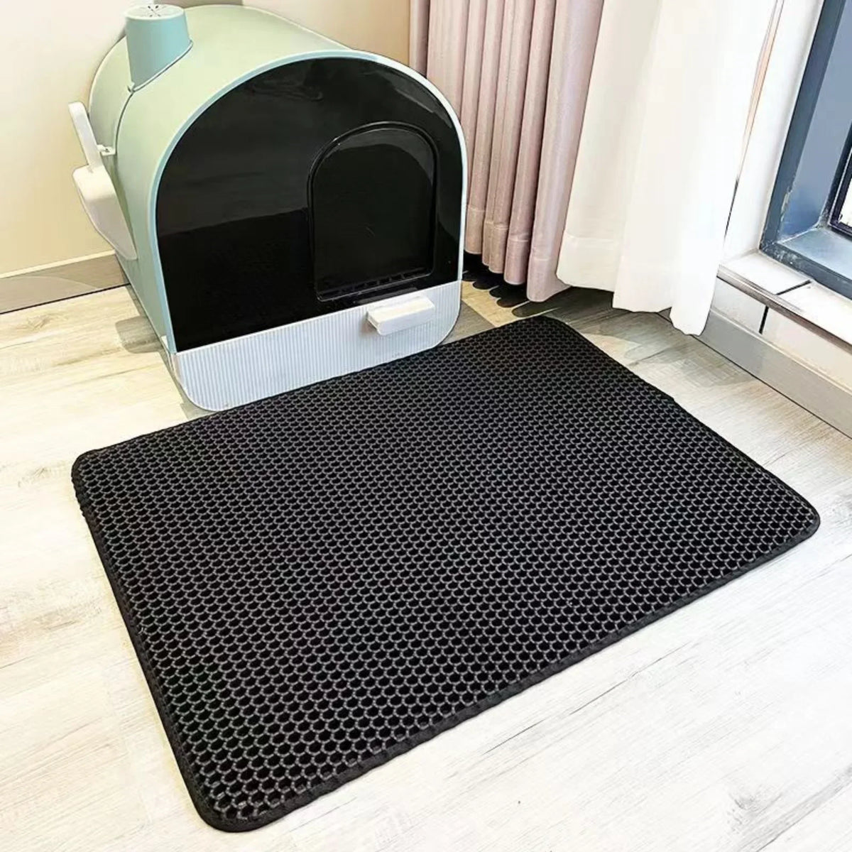 Large Cat Litter Mat – Waterproof Double-Layer Non-Slip Pad
