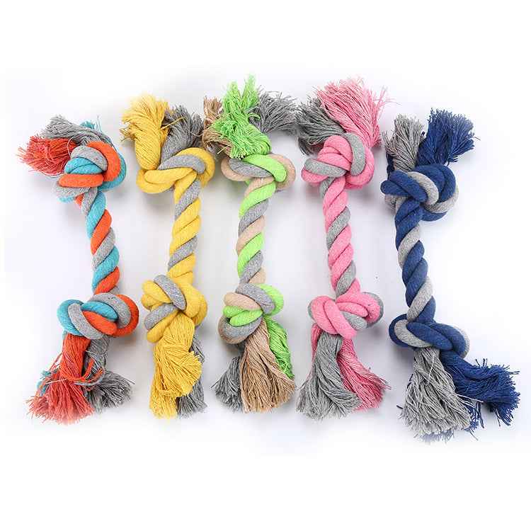 Large Cotton Knot Rope Dog Toy for Training (28cm)