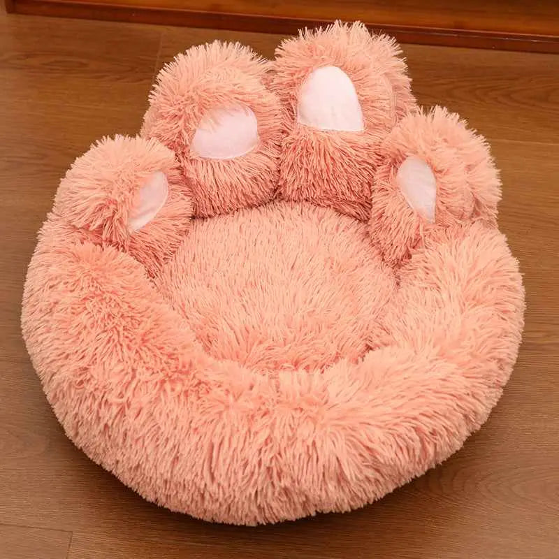 Hand‑Shaped Plush Pet Bed – Soft Sofa Nest for Dogs