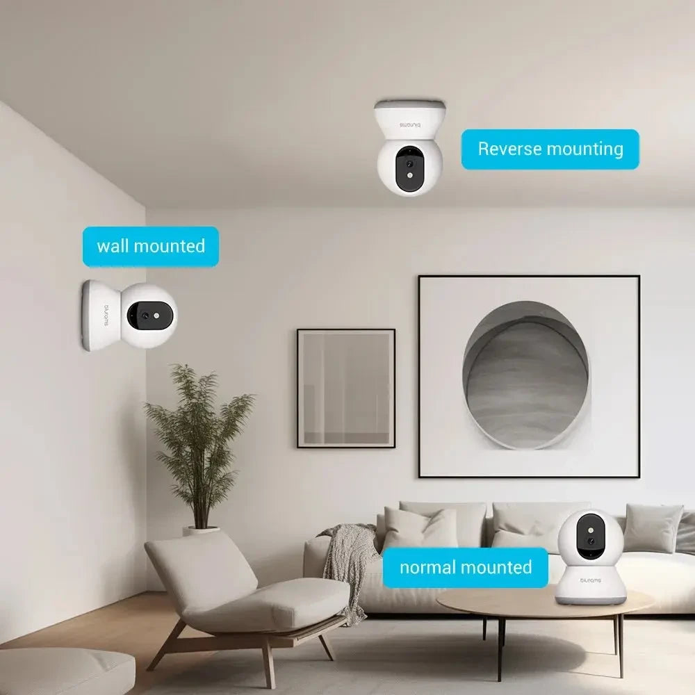 blurams Pet Camera 2K, 360° Indoor Security Camera, Dog Camera with Phone App, PTZ Cameras for Home Security Indoor, 2-Way Audio - Needora