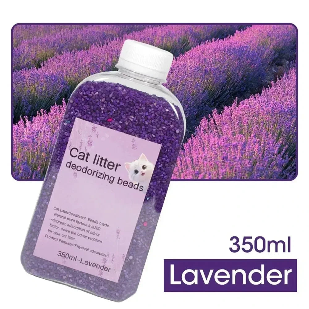 Cat Litter Deodorant Beads Odor Eliminator Non Toxic Safe for Cats Kittens Ready To Use Directly Pour Pet Litter Freshener - Needora