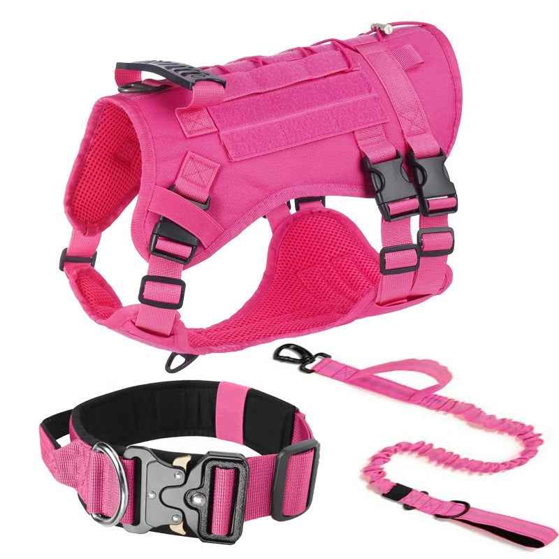 New Tactical Vest for Big Dogs Outdoor Splash‑Proof Adjustable Durable Pet Gear
