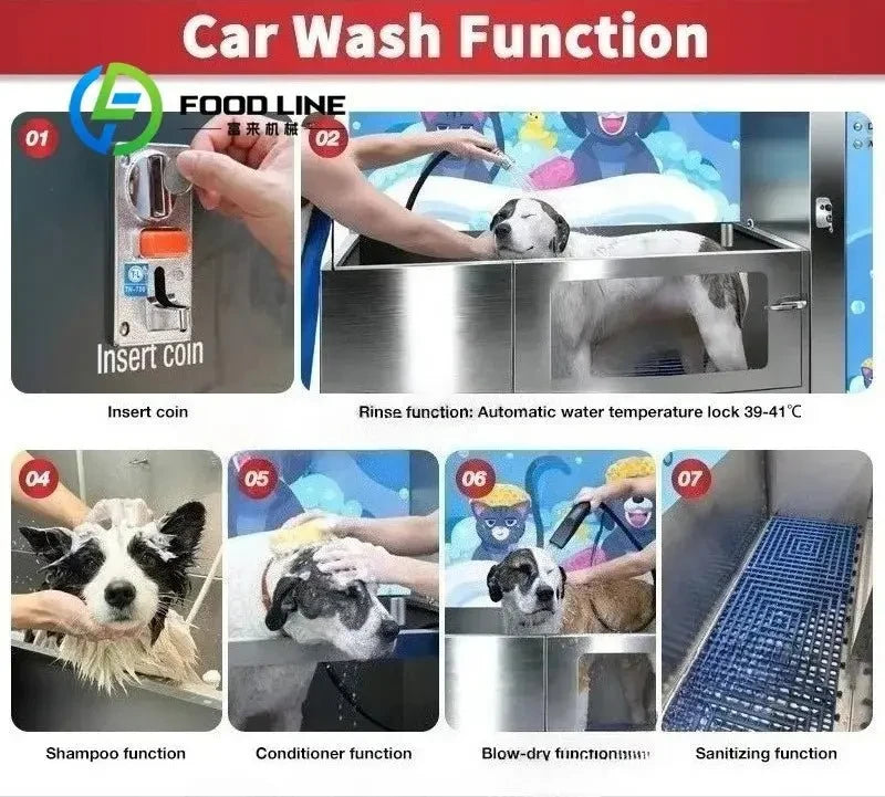 Fully Automatic Dog Washing Machine Customizable Commercial Pet Grooming Equipment Export Quality - Needora