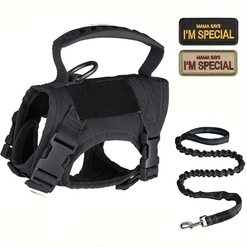 Tactical Cat Harness Leash Set Escape-Proof Adjustable Vest with Handle Mesh Breathable Design for Outdoor Walks Cat Gear - Needora