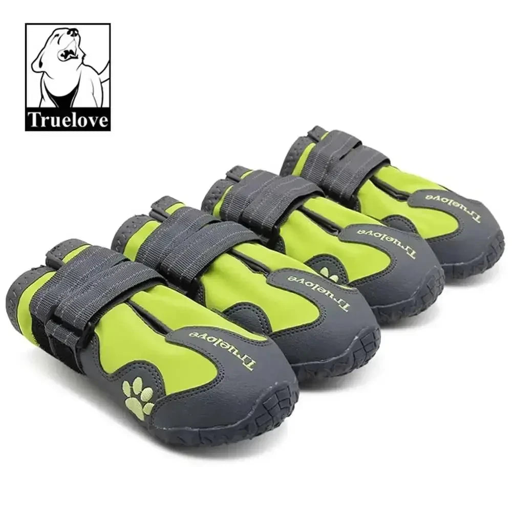 Truelove Dog Shoes Waterproof Anti-Slip Rain Boots Warm Snow Reflective for Small Medium Large Pet Sports Training TLS3961 - Needora