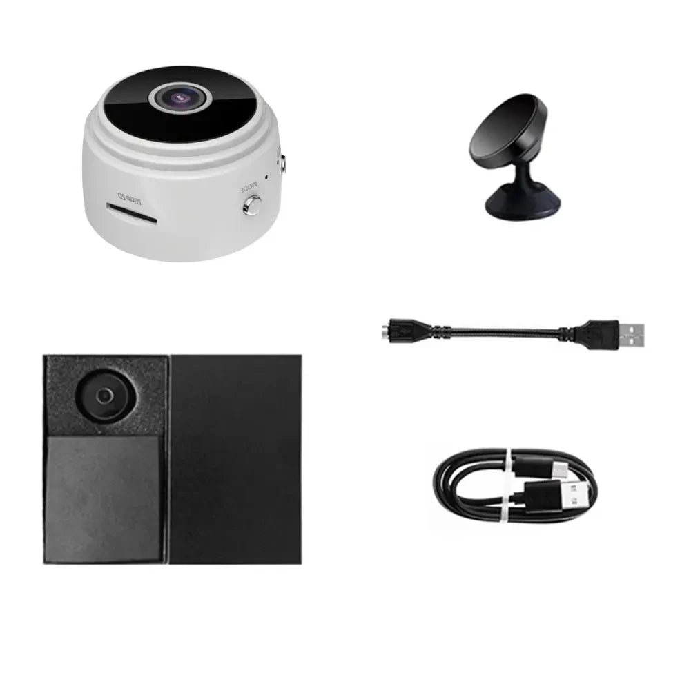 Wireless Camera HD 1080p Voice Video Recorder Night Vision USB Rechargeable Remote Viewing Strong Magnetic for Infants and Pets - Needora