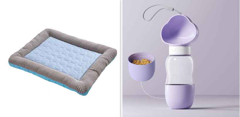 Pet Cooling Pad Ice‑Silk Dog Cat Bed Soft Breathable Summer Cool Mat Blanket