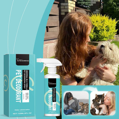 Yegbong Pet Deodorant Spray, Pet Deodorant Cleaning, Odor, Lasting Fragrance To Protect The Health Of Pets