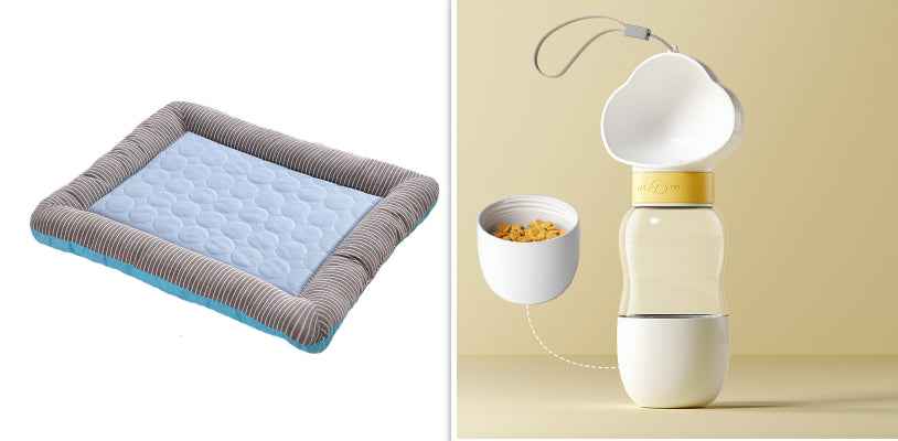 Pet Cooling Pad Ice‑Silk Dog Cat Bed Soft Breathable Summer Cool Mat Blanket