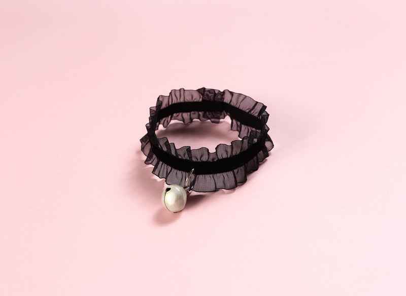 Velvet Lace Adjustable Pet Collar with Insect Repellent