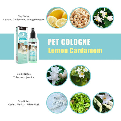 100ml Cruelty-Free Pet Perfume Odor Eliminator Cologne Spray Scented Private Label Calm Skin Deodorizing for Dog Cat - Needora
