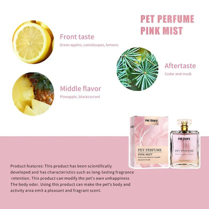 100ml Cruelty-Free Pet Perfume Odor Eliminator Cologne Spray Scented Private Label Calm Skin Deodorizing for Dog Cat - Needora