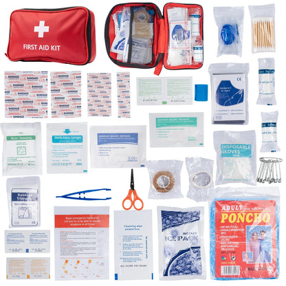 101pcs/194pcs Pet First Aid Kit for Dogs & Cats - Emergency Bag for Hiking, Camping, Hunting, Home - Portable First-Aid Supplies - Needora