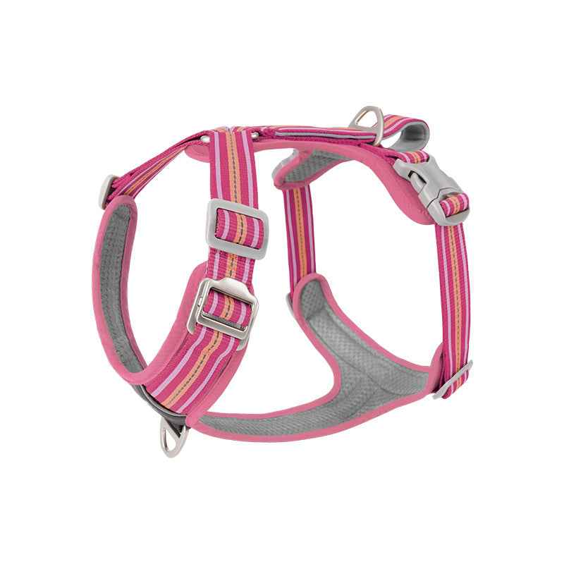 Outdoor Reflective Pet Harness Wear‑Resistant Adjustable Dog Cat Safety Vest