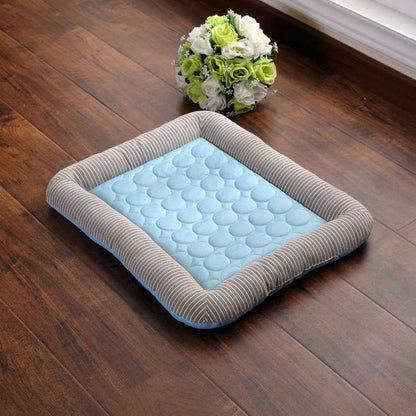 Pet Cooling Pad Ice‑Silk Dog Cat Bed Soft Breathable Summer Cool Mat Blanket