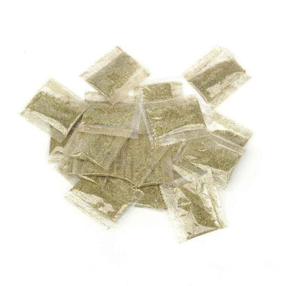 10PCS Catnip Bags Cat Grass Chopped Leaf Powder for Cats Natural Nepeta Cataria Toys Cat Mint Powder Small Bag Catnip Digestive - Needora