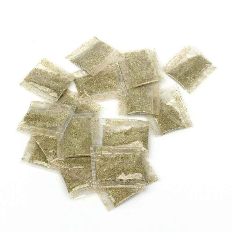 10PCS Catnip Bags Cat Grass Chopped Leaf Powder for Cats Natural Nepeta Cataria Toys Cat Mint Powder Small Bag Catnip Digestive - Needora