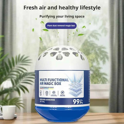 1/2pcs Natural Air Purifying Dust Collector Box Plant Formula for Home Bedroom Living Room Baby Room Kitchen Pet Space 24H Use