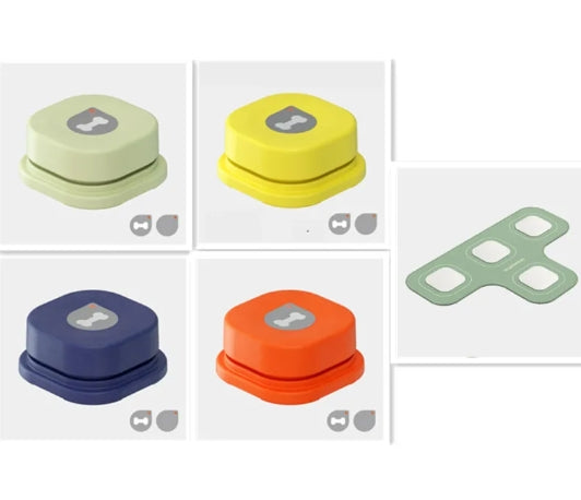 Interactive Pet Communication Button – Recordable Training & Talking Button for Dogs & Cats