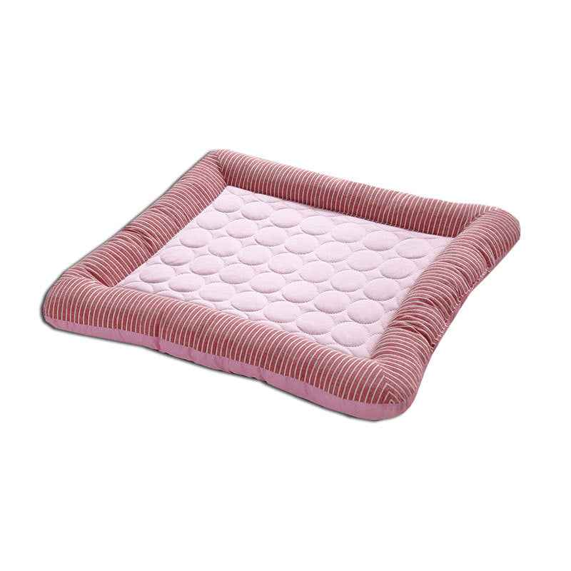Pet Cooling Pad Ice‑Silk Dog Cat Bed Soft Breathable Summer Cool Mat Blanket