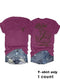Floral Dark Red