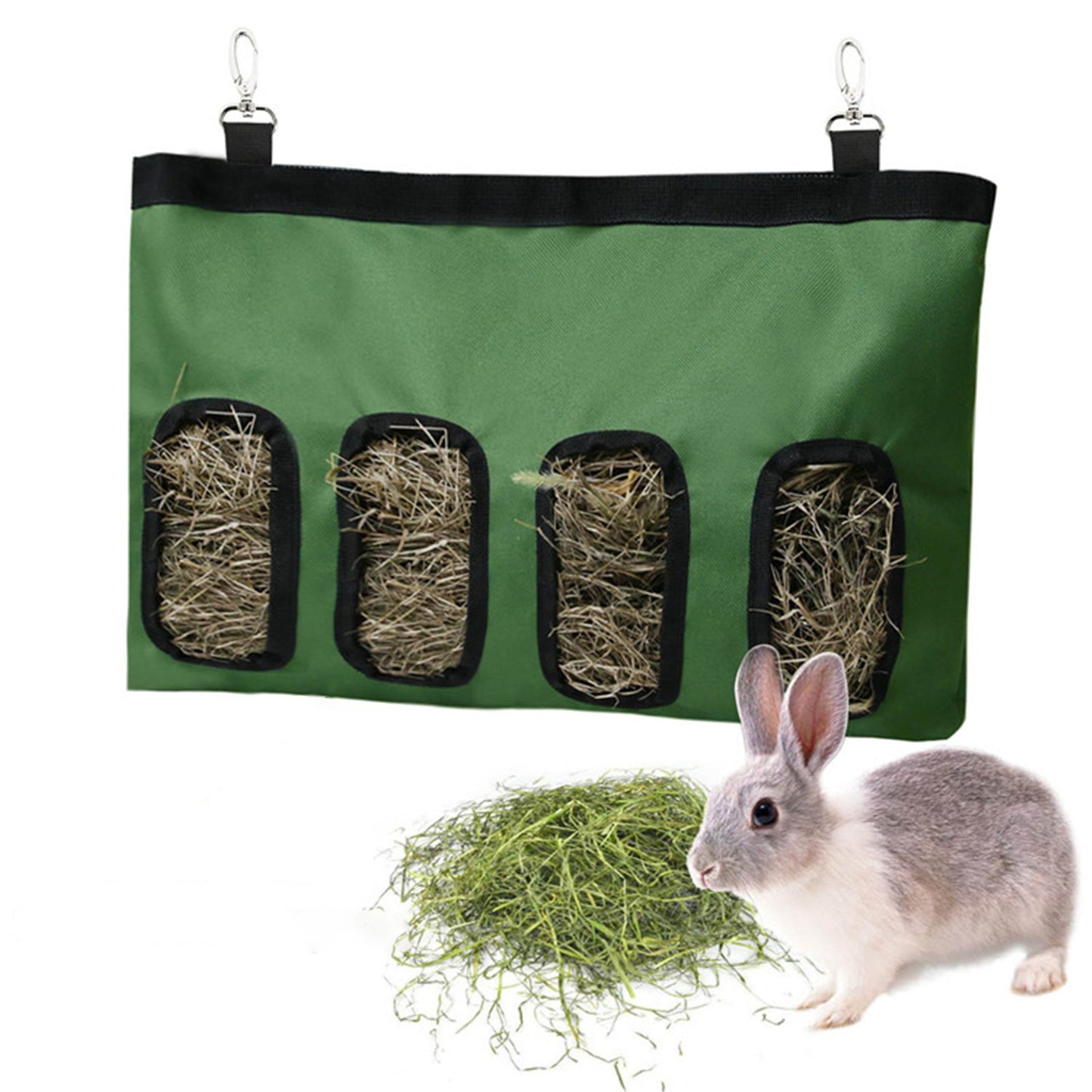 Rabbit Hay Bag Food Bag Feeding Bag Pet Hanging Bag Feeder Bag