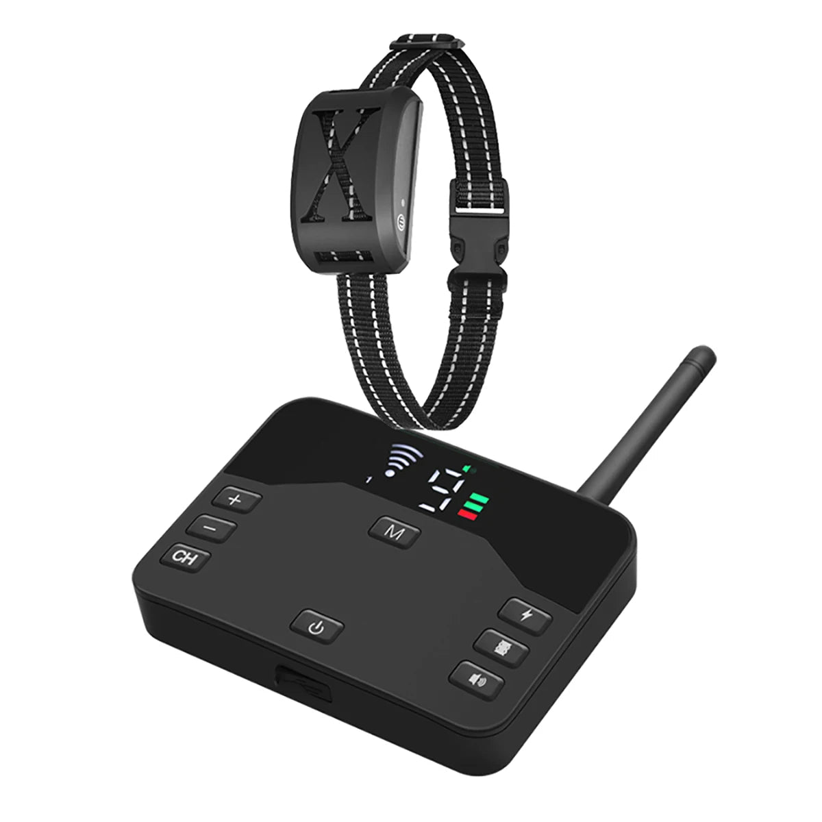 2 IN 1 Wireless Electronic Dog Fence System & Remote Training Collar Beep Shock Vibration and Pet Containment For All Size Puppy - Needora