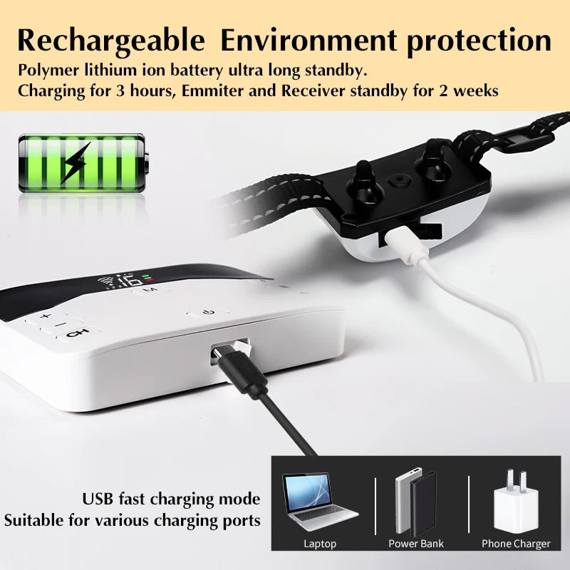 2 IN 1 Wireless Electronic Dog Fence System & Remote Training Collar Beep Shock Vibration and Pet Containment For All Size Puppy - Needora