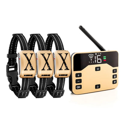 2 IN 1 Wireless Electronic Dog Fence System & Remote Training Collar Beep Shock Vibration and Pet Containment For All Size Puppy - Needora