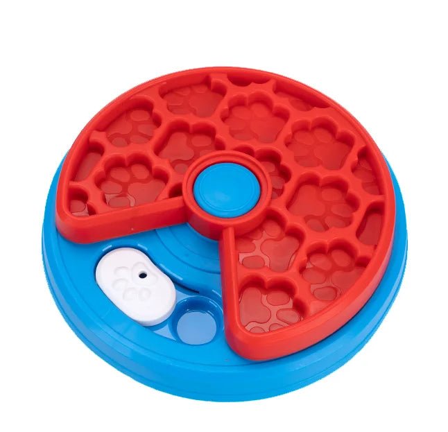 2-Layers Dog Puzzle Toys Slow Feeder Food Dispenser Interactive Increase Puppy IQ Anti-Choking Tableware Dog Licking Plates - Needora